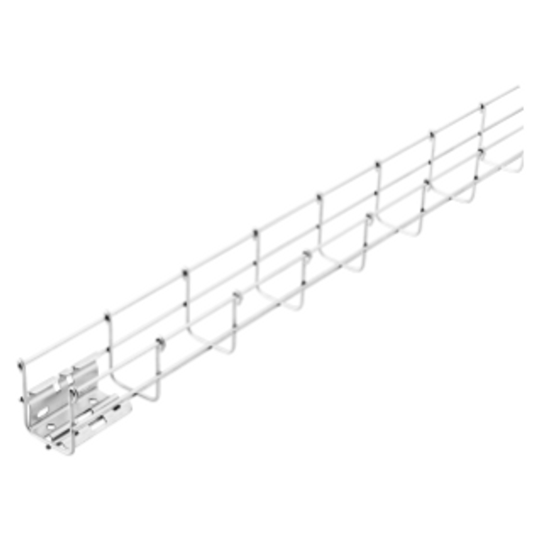GALVANIZED WIRE MESH CABLE TRAY BFR60 - PRE-MOUNTED COUPLERS - LENGTH 3 METERS - WIDTH 500MM - FINISHING: INOX 316L image 1