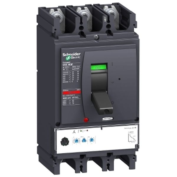 circuit breaker ComPact NSX400N, 50 kA at 415 VAC, MicroLogic 2.3 M trip unit 320 A, 3 poles 3d image 2