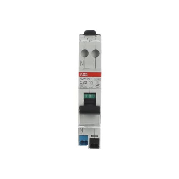 SN201S L-C20-L Miniature circuit breaker - 1+NP - C - 20 A image 1