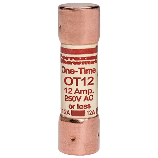 Fuse OT - Class K5 - Fast-Acting 250VAC 250VDC 12A Ferrule image 1