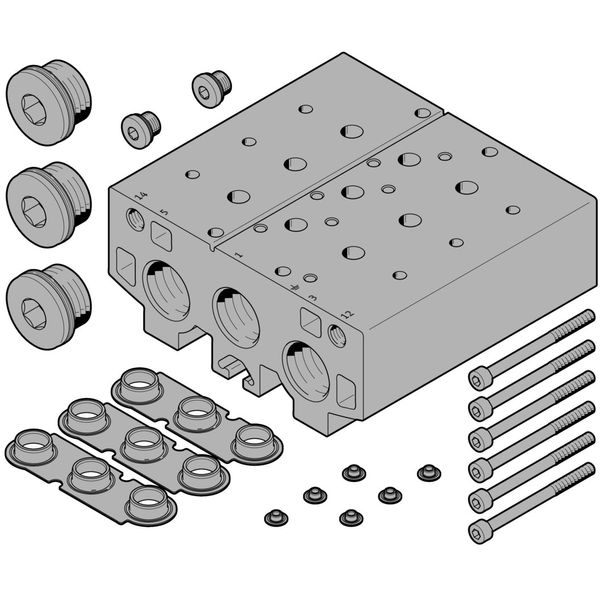 VABM-B10-30E-G34-4 Connection block image 1