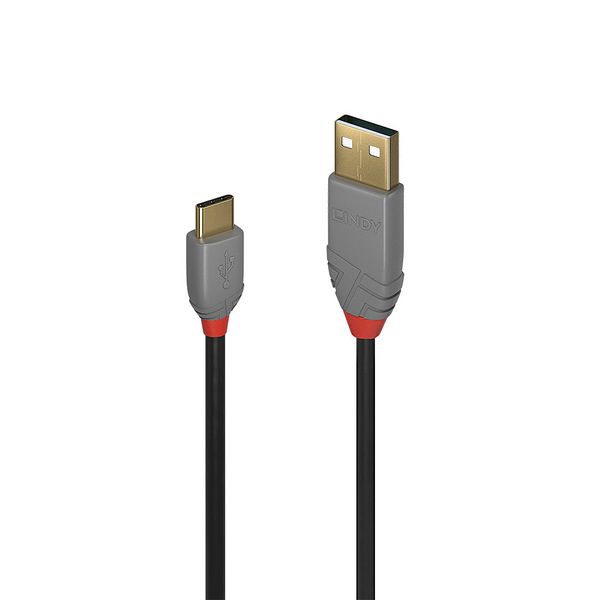 2m USB 2.0  Type A to C Cable, Anthra Line USB Type A Male to C Male image 1