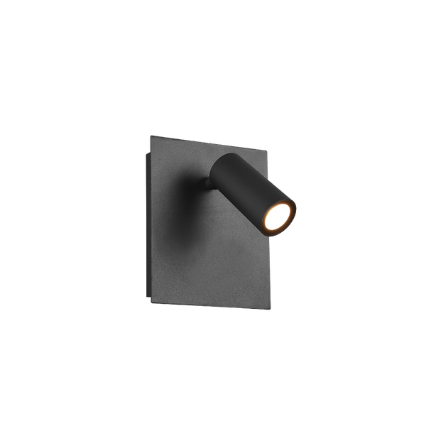 Tunga LED wall lamp 1-pc anthracite image 1