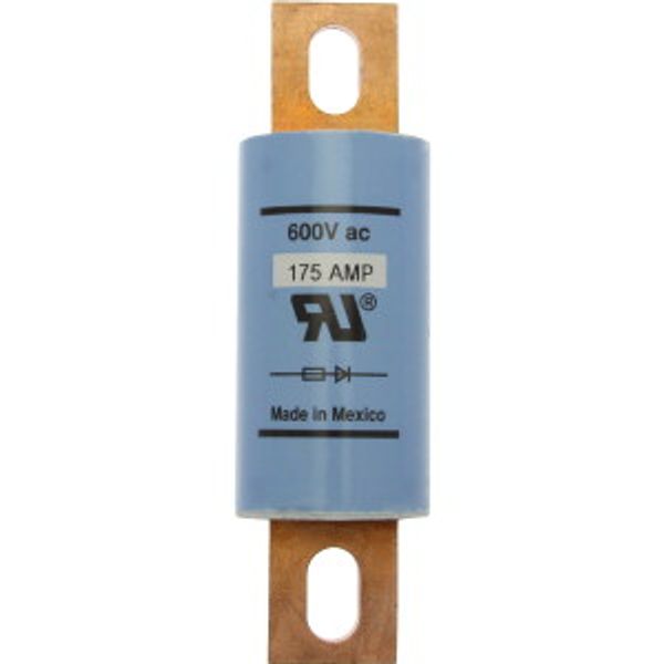 Eaton Bussmann series Tron KAC high speed fuse, 15A, 200 kAIC, Non Indicating, High speed fuse, Blade end X blade end, Stud image 23