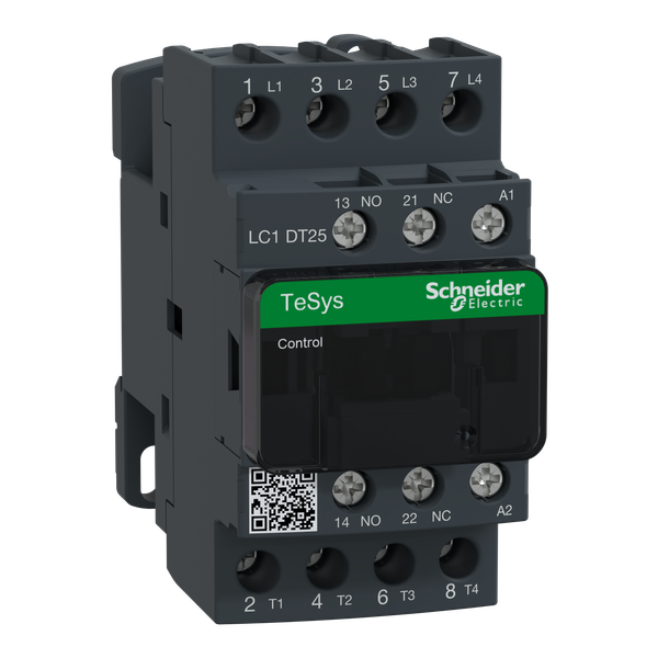 TeSys Deca contactor - 4P(4 NO) - AC-1 - = 440 V 25 A - 110 V AC 50/60 Hz coil image 6