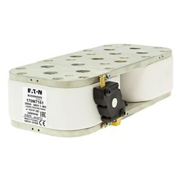 Fuse-link, high speed, 3500 A, AC 690 V, 2 x size 4, 105 x 230 x 60 mm, aR, IEC, single indicator image 2