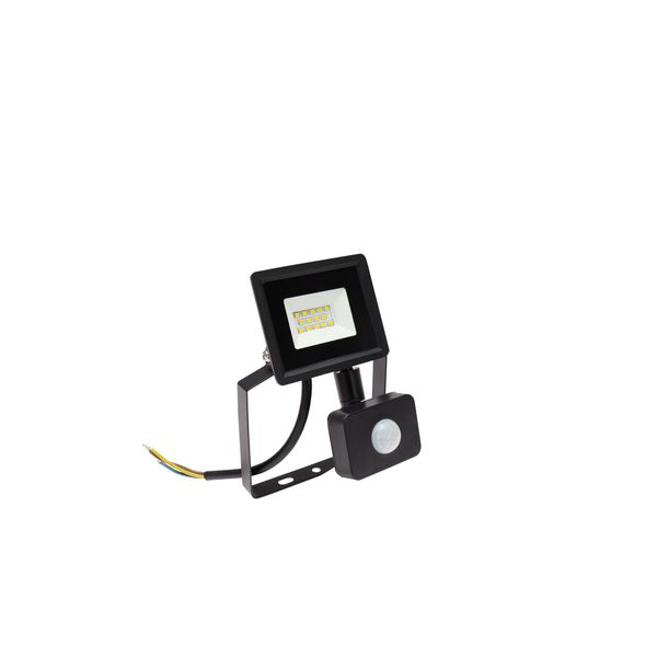 NOCTIS LUX 3 FLOODLIGHT 10W NW 230V IP44 114x150x53mm BLACK with PIR sensor image 4