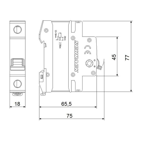 Main Load-Break Switch (Isolator) 100A, 1-pole image 4