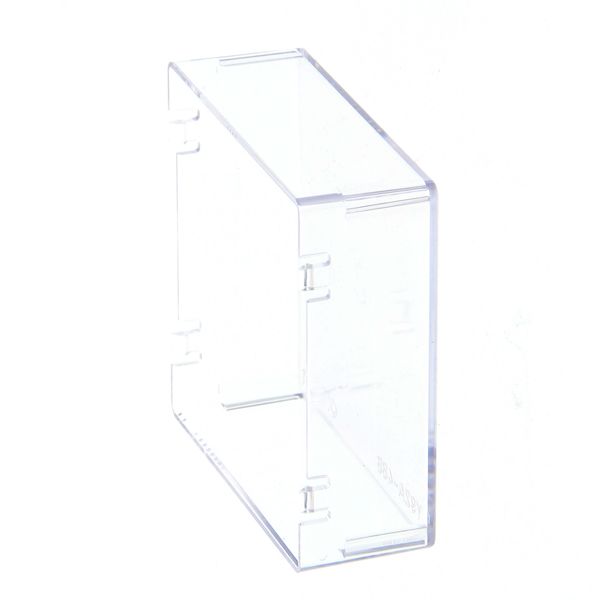 Protective cover for DIN 48x48 mm device, hard plastic image 3