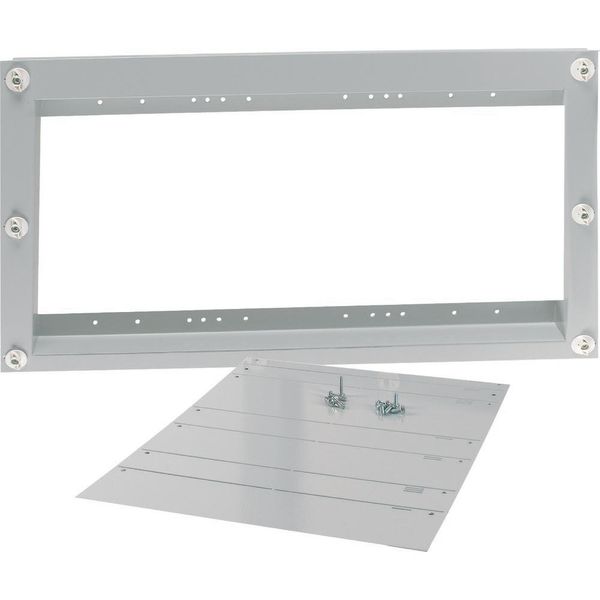 Multiple mounting front plate for NH switch-disconnectors, W=400mm, XNH1/2 3p, busbar mounting image 3