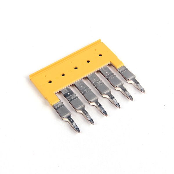 Terminal Block, Jumper, Screwless, 10P, Yellow, for 1492-L4 image 1