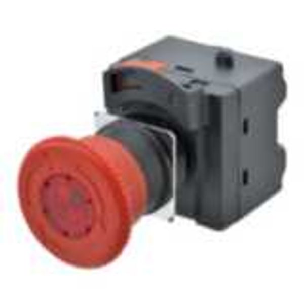 Emergency stop switch, Push-in, 24 VAC/DC illuminated, 40 mm dia, push image 4