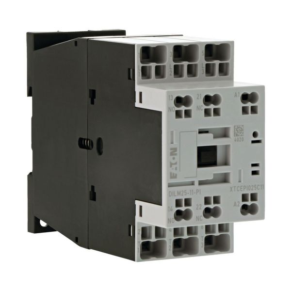 Contactor, 3 pole, 380 V 400 V 11 kW, 1 N/O, 1 NC, 230 V 50/60 Hz, AC operation, Push in terminals image 18