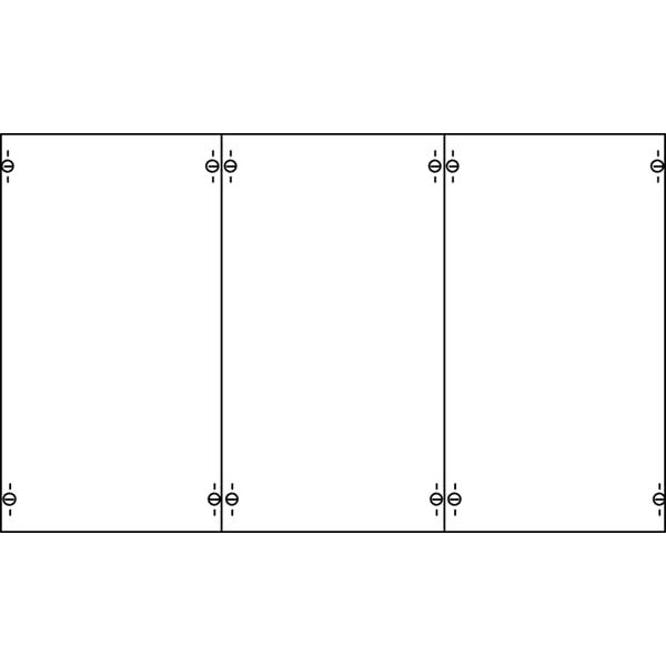 3V00SH ComfortLine Distribution panel, 108 SU, Field Width: 3, 450 mm x 750 mm x 160 mm image 7