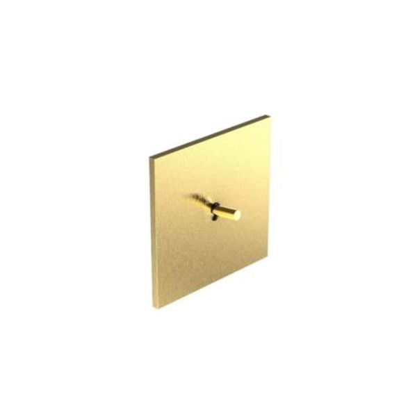 Art d'Arnould - 1 gang single pole switch Epure toggle type 20AX-250V - Brushed Gold image 1