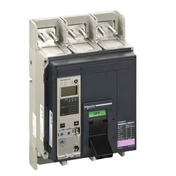 circuit breaker ComPact NS630bN, 50 kA at 415 VAC, Micrologic 2.0 A trip unit, 630 A, fixed,3 poles 3d image 2