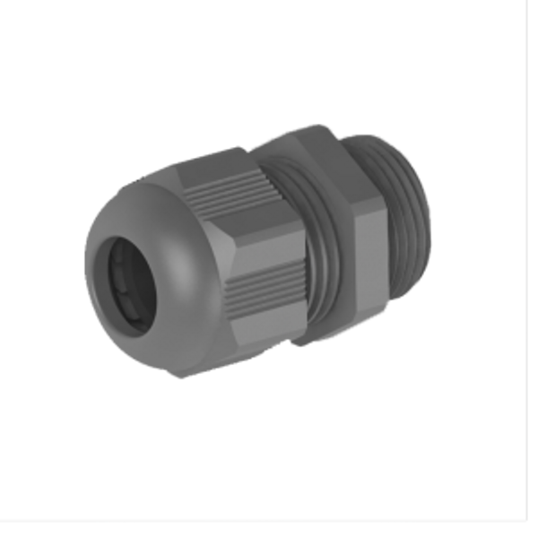 Cable gland, M25, 9-16mm, PA6, grey RAL7001, IP68 image 1