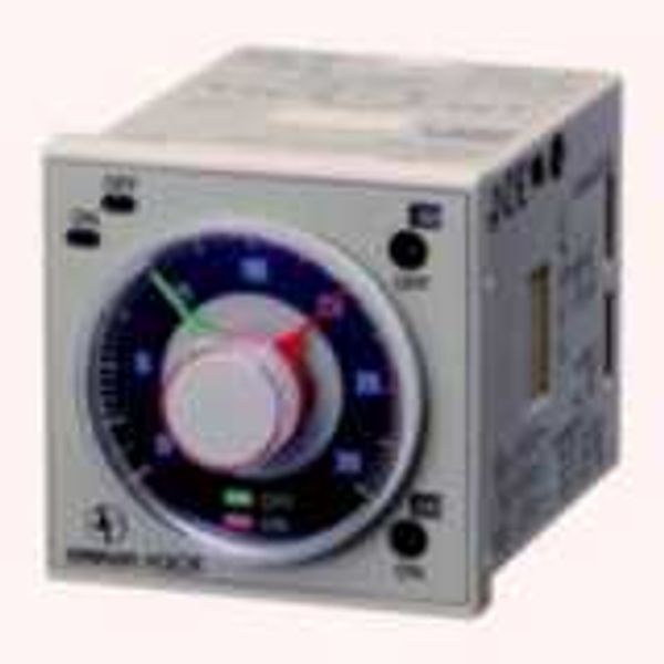 Timer, plug-in, 8-pin, 1/16DIN (48 x 48 mm), twin on & off-delay, flic image 4