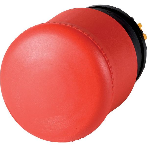 Emergency stop/emergency switching off pushbutton, RMQ-Titan, Mushroom-shaped, 38 mm, Non-illuminated, Pull-to-release function, Red, yellow, RAL 3000 image 3