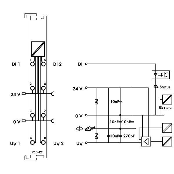 2-channel digital input 24 VDC 3 ms light gray image 5