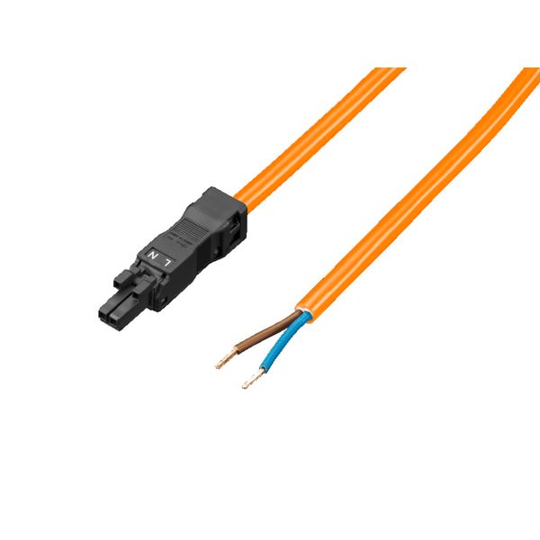 SZ Connection cable, for power supply, 2-pole, 100-240 V, L: 3000 mm image 1