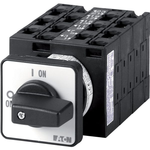 Multi-speed switches, T3, 32 A, flush mounting, 6 contact unit(s), Contacts: 11, 60 °, maintained, With 0 (Off) position, 0-1-2-3, Design number 8459 image 4