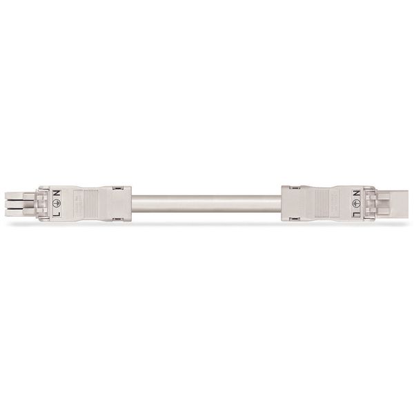 pre-assembled interconnecting cable Eca Socket/plug white image 3