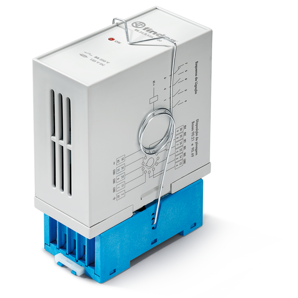 Fast relay modulex11pin socket 90.21/1CO+3NO/AgCdO/8A/110...125VDC (RR.24.9.125.0000) image 2