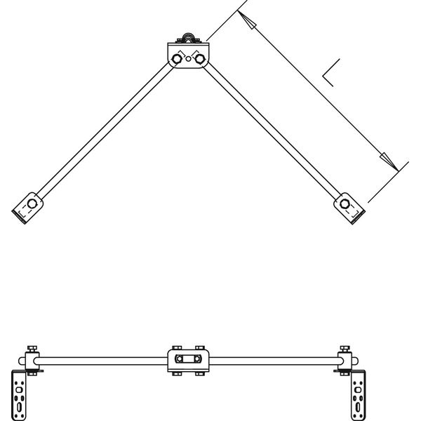 101 VS-16 Iso-Combi set for V fastening 810x175x83 image 2