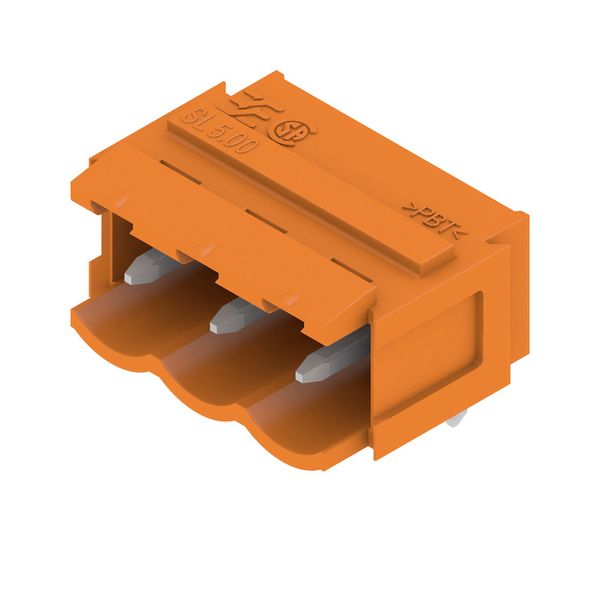 PCB plug-in connector (board connection), 5.00 mm, Number of poles: 3, image 2