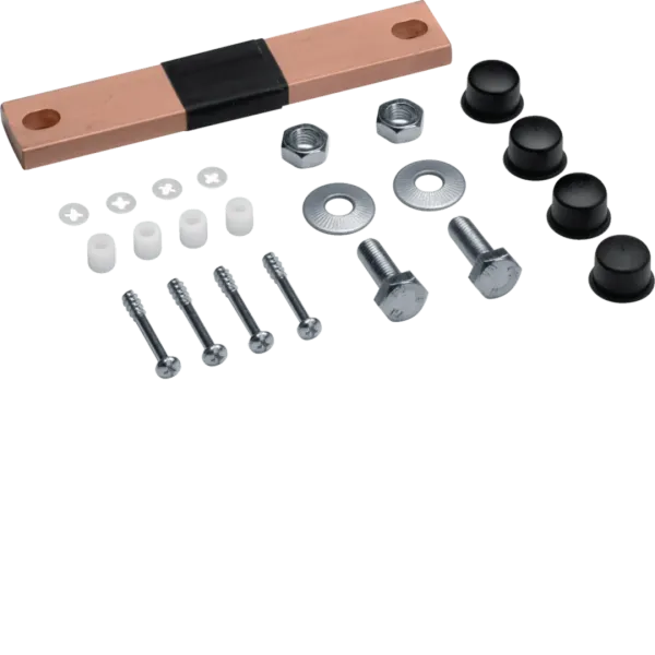 S-rail connector, 60mm, univ. N, 30x5/10mm, 1 pole, for FP/ZB/FT/FA cabinets image 1