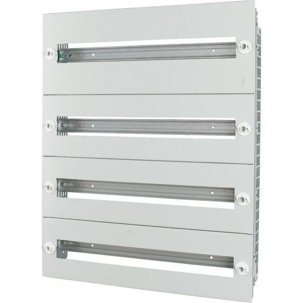 Mounting insert with steel front plates HxW=1149x1200mm, 6 rows image 3