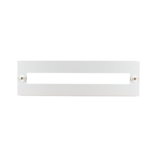 Front plate for HxW=200x800mm, with 45 mm device cutout, white image 4