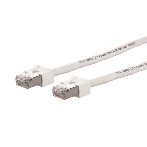 Patch cord Cat.6 Ultraflex500 VoIP AWG 26 1.0 m white image 3