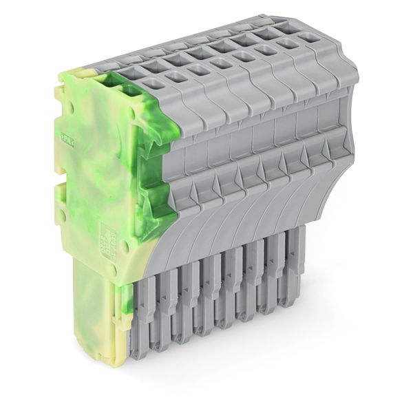 1-conductor female connector Push-in CAGE CLAMP® 1.5 mm² green-yellow/ image 1