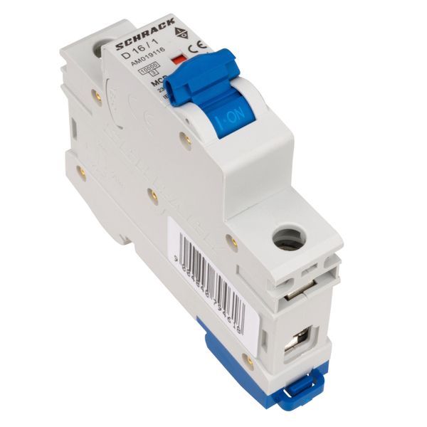 Miniature Circuit Breaker (MCB) AMPARO 10kA, D 16A, 1-pole image 3