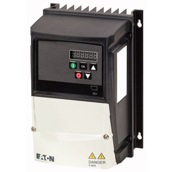 Variable frequency drive, 230 V AC, 3-phase, 4.3 A, 0.75 kW, IP66/NEMA 4X, Radio interference suppression filter, 7-digital display assembly, Addition image 3