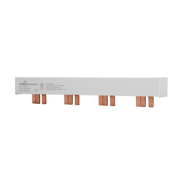 BUSBAR, low voltage, 100 A, AC 600 V, DC 600 V, 22 x 37 x 214 mm, 12P, UL image 10