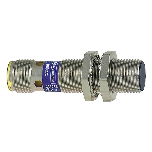 Induct. sensor, M12, Sn: 4mm, M12 conn. image 1