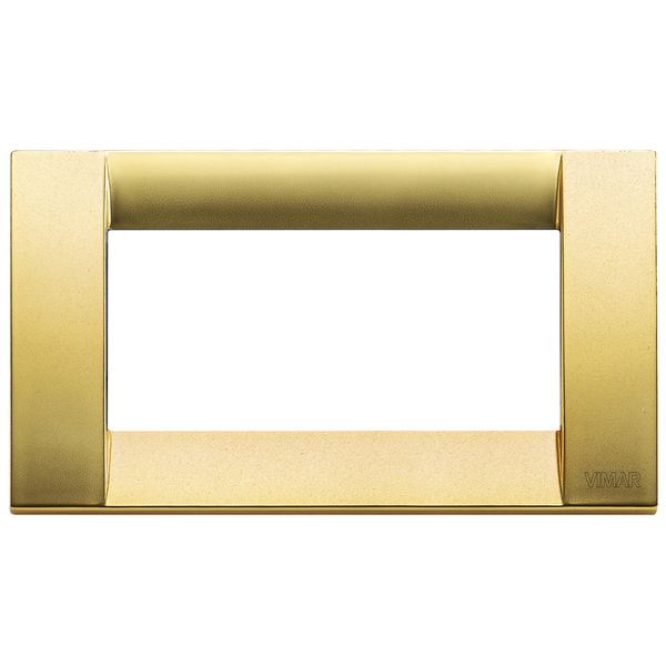 Classica plate 4M metal matt gold image 1