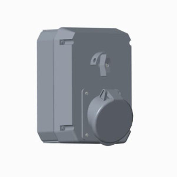 416MM1 Industrial Switched Interlocked Socket Outlet image 2