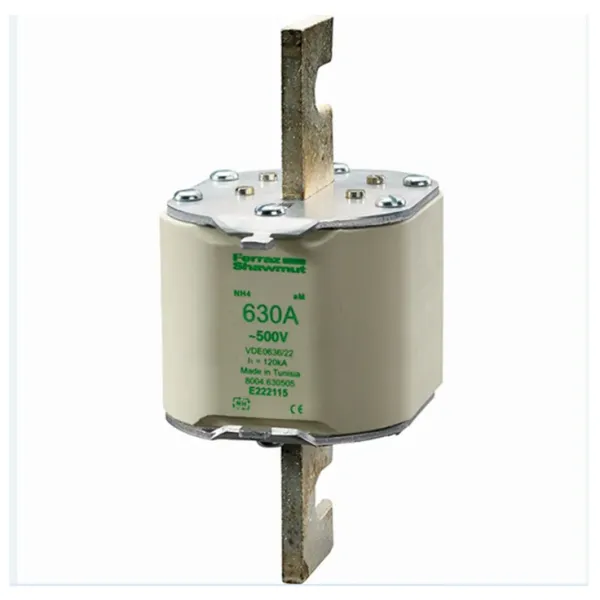 Fuse-link NH4 aM 500VAC 630A live tags Top indicator image 1