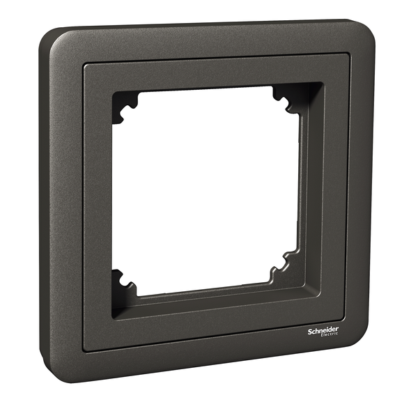 Exxact Combi 1-gang frame anthracite image 4