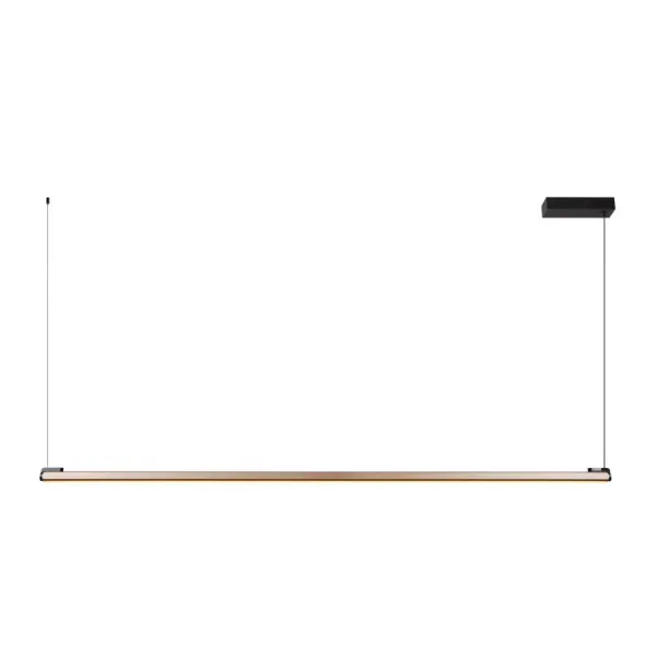 Lucide BRAGA - Hanging lamp - LED Dim. - 1x36W 2700K/4000K - Coffee image 1