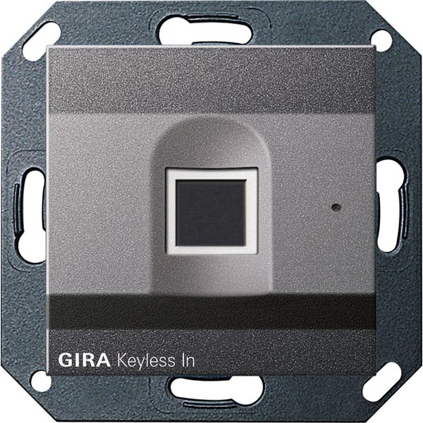 Gira Keyless In fingerprint reader System 55 anthra. image 1