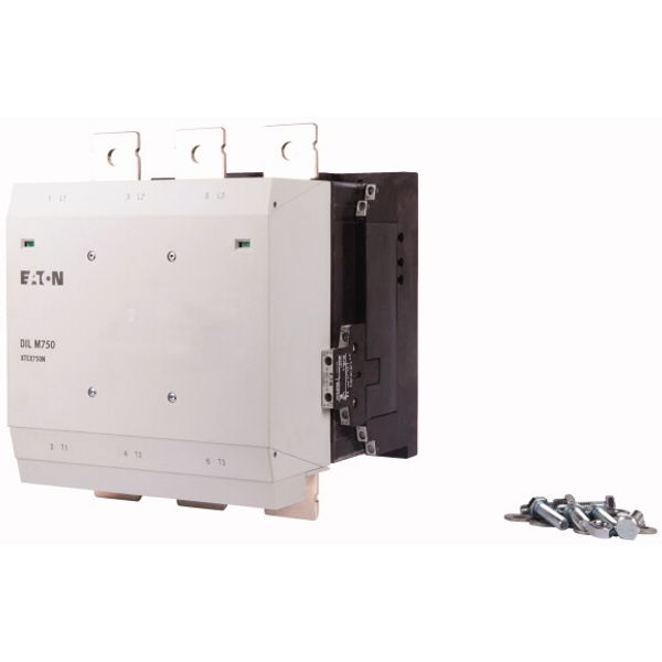 Contactor, 380 V 400 V 400 kW, 2 N/O, 2 NC, RA 110: 48 - 110 V 40 - 60 Hz/48 - 110 V DC, AC and DC operation, Screw connection image 3