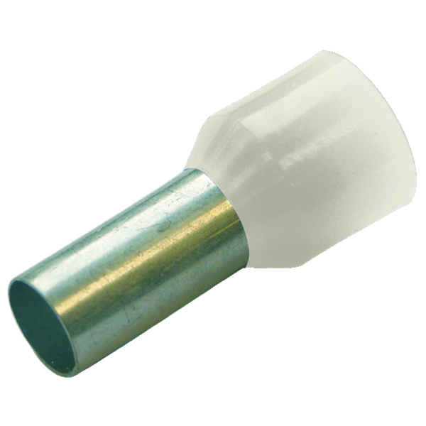 Insulated ferrule 0.75/10 white image 2