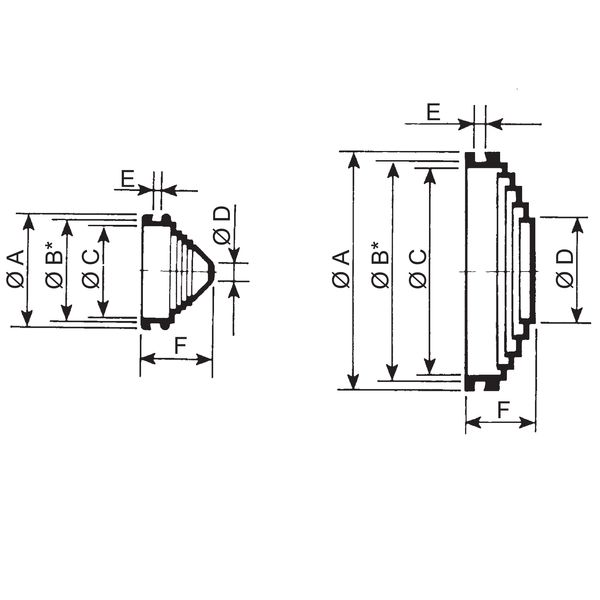 MEMBRAAN VOOR KABELDOORVOERPL. 33X3MM image 1