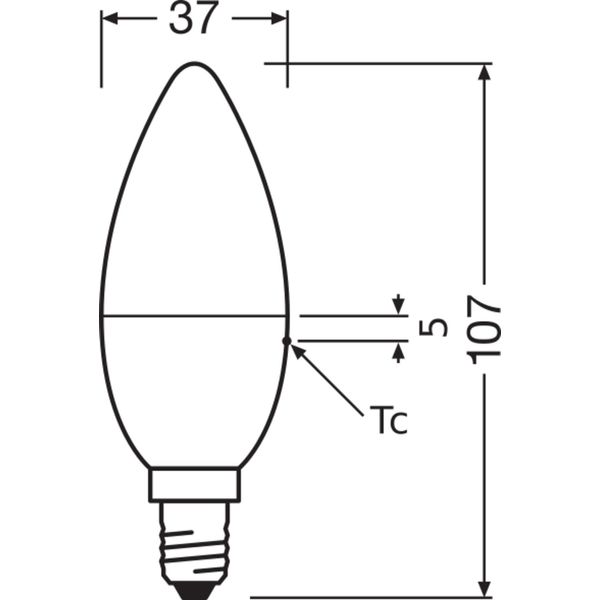 LED Retrofit RGBW lamps with remote control 4.9W 827 Frosted E14 image 12