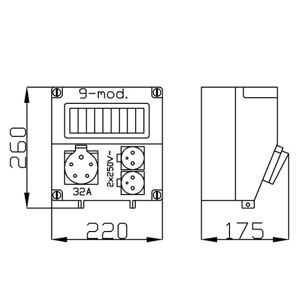 RS 9-MOD 2x2P+Z, 3P+N+Z 32A image 4